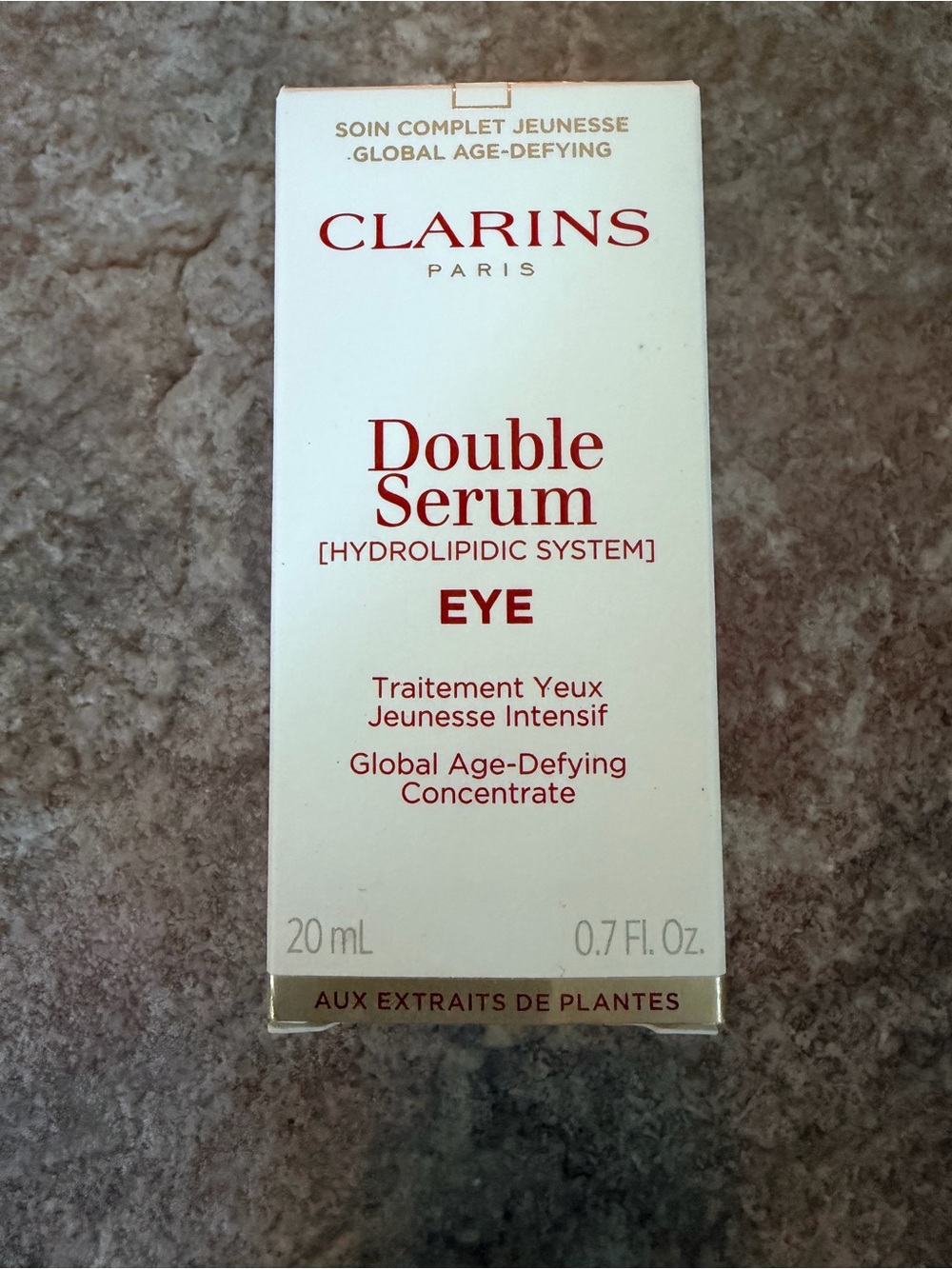 Clarins Double Serum Eye Brightening + Depuffing Anti-Aging Concentrate
